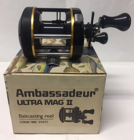 Vintage Reel made in 1982 ABU AMBASSADEUR ULTRA MAG Ⅱ